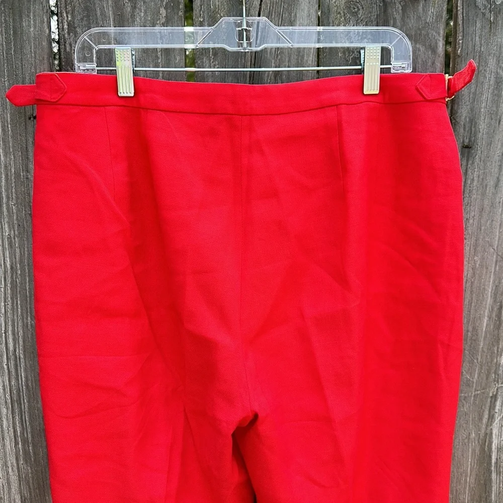 J.Crew Slim-Fit Flare Pant in Stretch Blend Linen - Picture 8 of 13